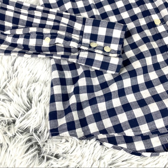 J. Crew Gingham Plaid The Perfect Shirt Button Down EUC - Picture 6 of 12